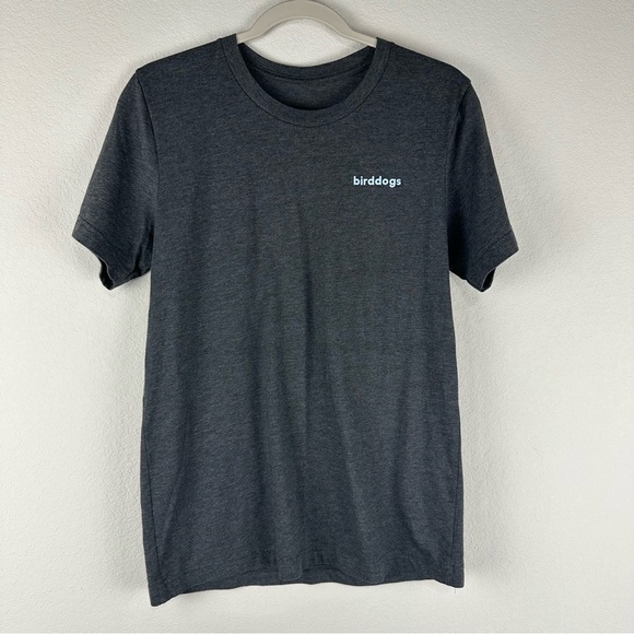 Birddogs Men’s Gray Blue Back Graphic Short Sleeve Tee Shirt Size Small - Picture 1 of 5